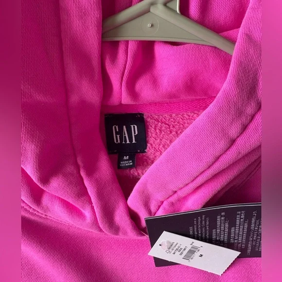 Pink Gap Crop Sweater - Picture 2 of 4